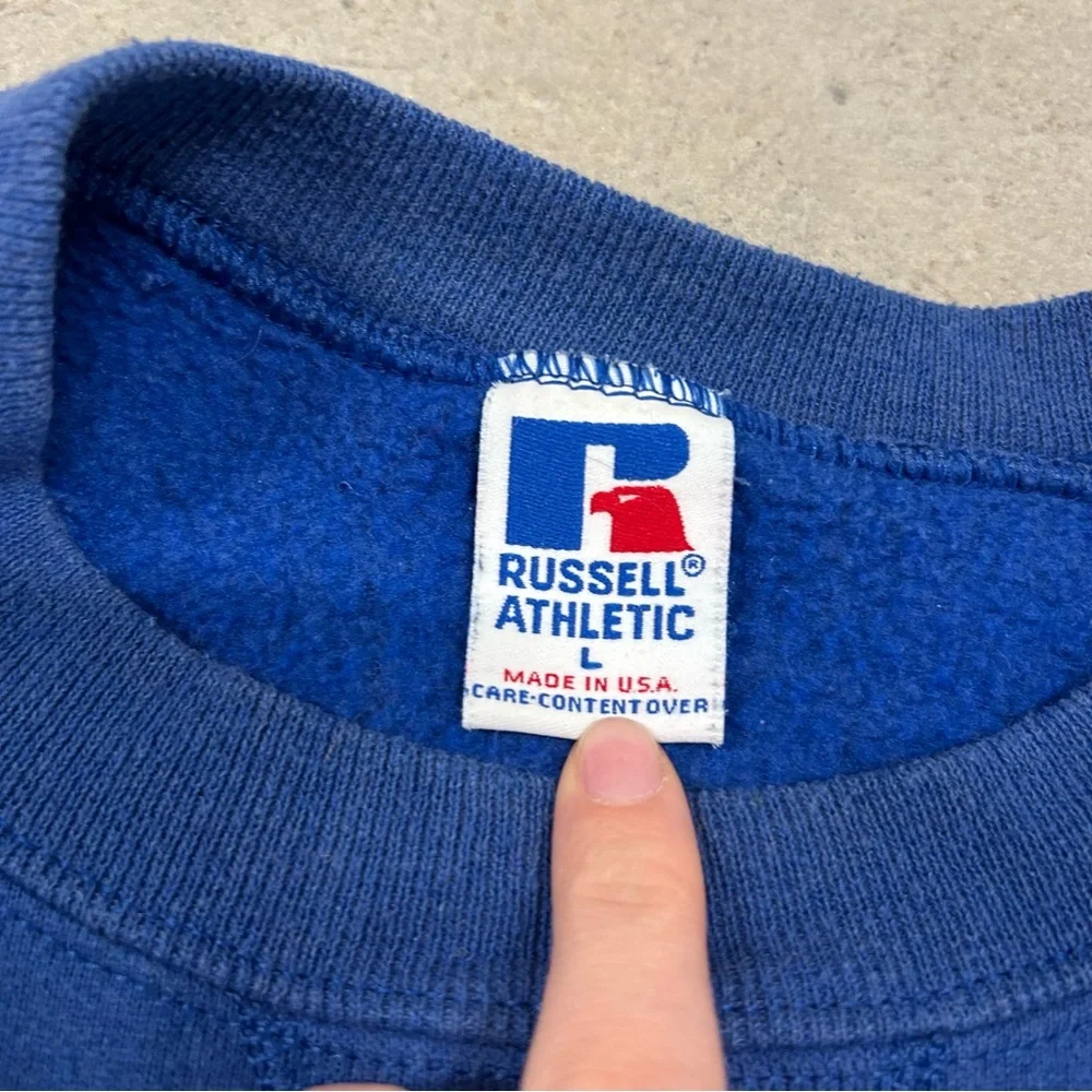 Vintage NY Rangers Russell Athletic Sweatshirt L - Picture 4 of 5